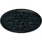 Ekena Millwork Bradford Ceiling Medallion (Fits Canopies up to 6 5/8"), Hand-Painted Night Shade, 32 5/8"OD x 2"P CM32BRNSF - alternate 2